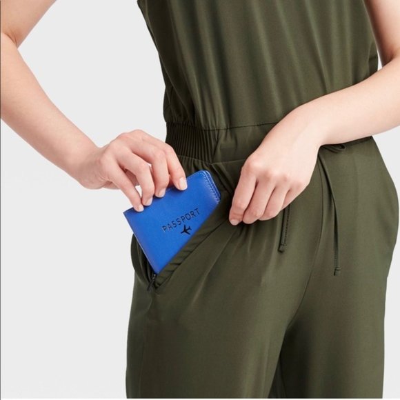 NEW All in Motion Green Jumpsuit - Picture 3 of 6